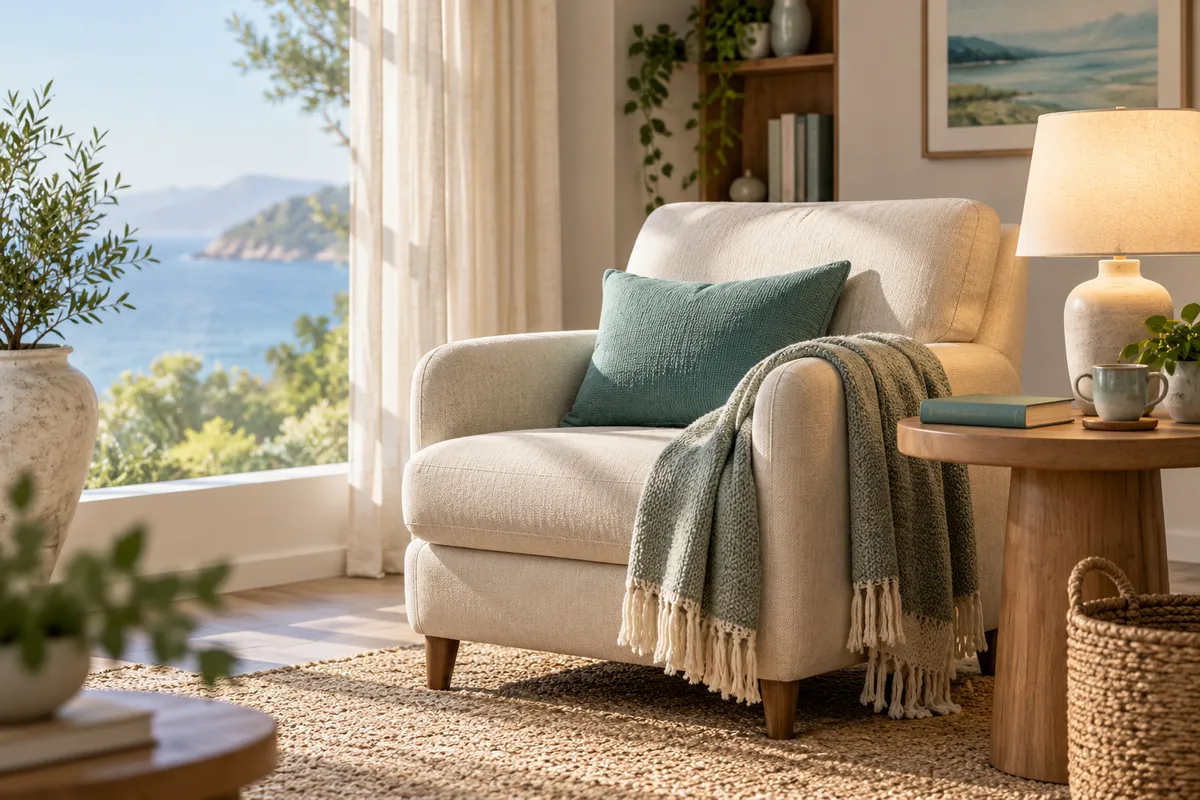 Quiet seating area for rest during the stay